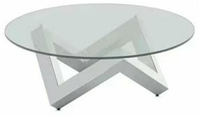 Τραπεζάκι Καφέ DKD Home Decor Χάλυβας 90 x 90 x 45 cm