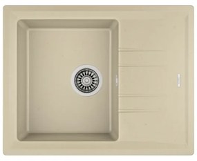 Teka Stone 45 S-TG 1C 1E TopasBeige Ένθετος Γρανιτένιος Νεροχύτης 45cm