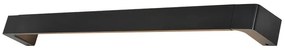 Φωτιστικό Επίτοιχο Aca ZD810418LEDBK FOGA Μαύρο Ματ (Black Mat) 3000K