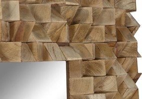 Τοίχο καθρέφτη Home ESPRIT Καφέ Σύγχρονη 91 x 5 x 183 cm