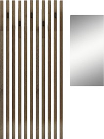 Έπιπλο εισόδου Arika pakoworld λευκό-sonoma 100x37x199.5εκ