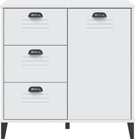vidaXL Μπουφές VIKEN Λευκός 80 x 40 x 80 εκ. από Επεξεργασμένο Ξύλο