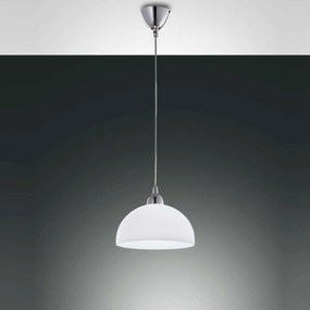 Φωτιστικό Οροφής Nice 2908-44-102 White Fabas Luce Μέταλλο,Γυαλί