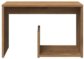 Side Table Artisan Oak 59x36x38 cm Κατασκευασμένο ξύλο - Καφέ