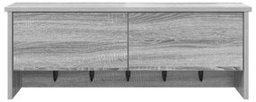 vidaXL Τοίχου Κρεμάστρα Γκρι sonoma 80 x 20 x 30 cm Επεξεργασμένο ξύλο