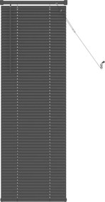 vidaXL Βενετσιάνικη Σκίαση Ασημί Γκρι 150 x 50 cm PVC