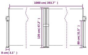 ΣΚΙΑΣΤΡΟ ΠΛΑΪΝΟ ΣΥΡΟΜΕΝΟ ΜΠΕΖ 120 X 1000 ΕΚ. 4004705