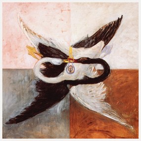 Αναπαραγωγή The Swan, Final (Abstract Art) - Hilma af Klint, (40 x 40 cm)