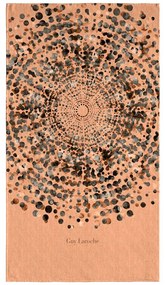 Πετσέτα Θαλάσσης Velour Printed 2302 Salmon Guy Laroche Beach 100x175cm Cotton-Polyester
