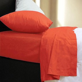 Σεντόνι Με Λάστιχο Basic Orange Nef-Nef Μονό 100x200cm Με Λάστιχο 100% Cotton