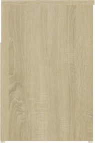 vidaXL Παπουτσοθήκη Sonoma Δρυς 80 x 30 x 45 εκ. από Επεξ. Ξύλο