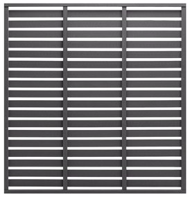 vidaXL Πάνελ Περίφραξης Γκρι 180 x 180 εκ. από WPC