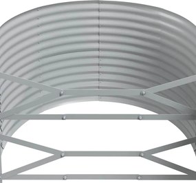 vidaXL Ζαρντινιέρα Ανθρακί 249x100x68εκ Γαλβανισμένος χάλυβας