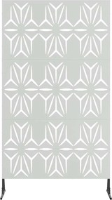vidaXL Οθόνη Ιδιωτικότητας Γκρι 100 x 50 x 180 εκ. Ατσάλι