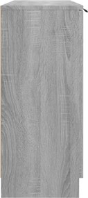 vidaXL Ντουλάπι Γκρι Sonoma 90,5 x 30 x 70 εκ. από Επεξεργασμένο Ξύλο