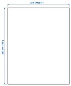 PRAKTVIAL κάλυμμα κρεβατιού, 260x250 cm 605.642.75