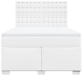 ΚΡΕΒΑΤΙ BOXSPRING ΜΕ ΣΤΡΩΜΑ ΛΕΥΚΟ 140X200ΕΚ.ΑΠΟ ΣΥΝΘΕΤΙΚΟ ΔΕΡΜΑ 3290725