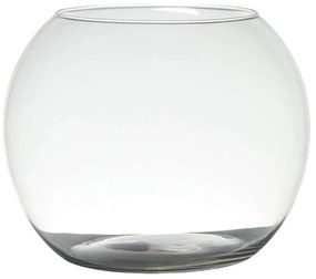 Βάζο 04.02713 Φ25x20cm Γυάλινο Clear Glass