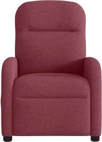 vidaXL Πολυθρόνα Ανακλινόμενη Μπορντό Υφασμάτινη