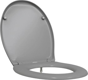 vidaXL Λεκάνη Γκρι 47 x 37 x 4 εκ Δυροπλάστ