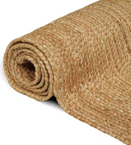 vidaXL Χαλί Περιοχής Μπεζ 60 x 110 cm Γιούτα