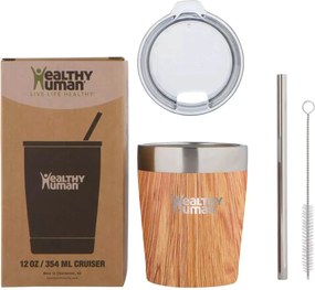 Ποτήρι Θερμός Healthy Human - 354ml - Καφέ