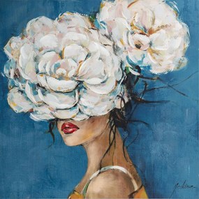 Πίνακας ArteLibre "Γυναικεία Φιγούρα" Καμβάς 90x90cm-14670085