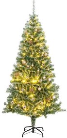 vidaXL Χριστουγεν. Δέντρο Τεχνητό με 300 LED/ Μπάλες/Χιόνι 240 εκ.