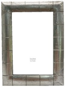 Κορνίζα Kamiar 031147 13x18cm Silver Γυαλί,Polyresin