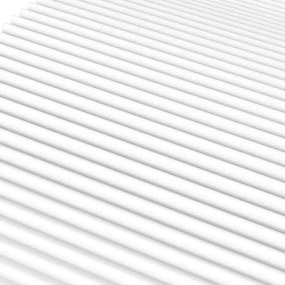 vidaXL Στρώμα Αφρού Σκληρότητα H2 H3 Λευκό 160x220 εκ.