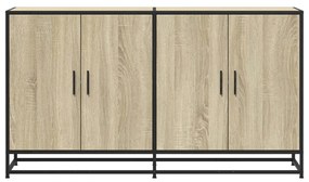 SIDEBOARD SONOMA OAK 134X35X76 CM ΚΑΤΑΣΚΕΥΑΣΜΕΝΟ ΞΥΛΟ 3300816