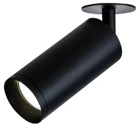 Σποτ Χωνευτό Led S057-24 9W 3000K 80Lm Black Στρόγγυλο Aluminium