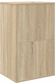 vidaXL Ντουλάπι δίσκων βινυλίου Sonoma Δρυς 44,5 x 36,5 x 74,5 εκ