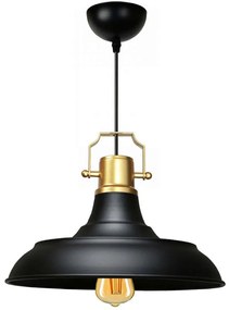 Φωτιστικό Οροφής 780SGN4605 Φ25x100cm 1xE27 40W Black Opviq