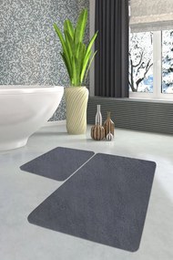 Stewehome Σετ 2 τεμαχίων χαλάκια μπάνιου με αντιολισθητική βάση
