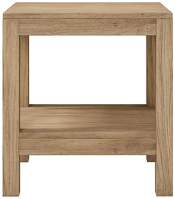 vidaXL Τραπέζι Βοηθητικό Μπάνιου 45 x 35 x 45 εκ. από Μασίφ Ξύλο Teak