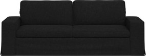 vidaXL Καναπές 180cm Μαύρο Μέταλλο