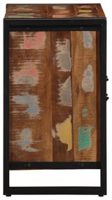 vidaXL Ντουλάπι Μπάνιου Πολύχρωμο 55x35x60 cm Μασίφ Ξύλο Ανακυκλωμένο