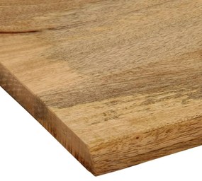 vidaXL Επιφάνεια Τραπεζιού 90x80x2,5 εκ. Live Edge Μασίφ Ξύλο Μάνγκο