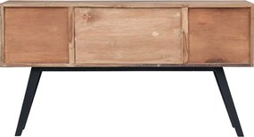 vidaXL Μπουφές 110x30x75 εκ. από Μασίφ Ξύλο Teak