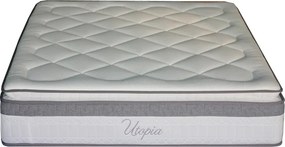 Στρώμα Utopia pakoworld pocket spring μονής όψης με ανώστρωμα 30-32cm 140x200εκ