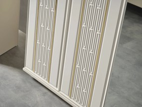 Stewehome Μοντέρνο Λευκό Σετ Κρεβατοκάμαρας 160x200x105 cm