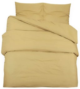 Σετ Παπλωματοθήκης Taupe 260x240 εκ. Ελαφρύ Ύφασμα Μικροϊνών 135988