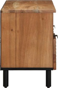 vidaXL Ντουλάπι TV Solid Acacia Wood 100 x 33,5 x 46 εκ
