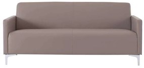 STYLE Καναπές Σαλονιού Καθιστικού, 2Θέσιος, Pu Cappuccino K/D 112x71x72cm