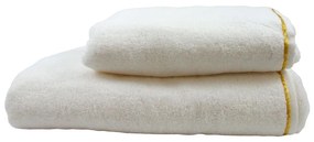 Πετσέτα Purity White-Gold Cyxo Body 80x160cm 100% Βαμβάκι