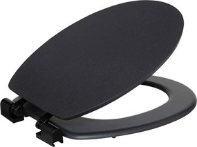 Καπάκι Λεκάνης Soft Close (50x37) F-V Onyx Black 200172B