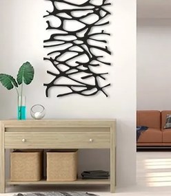 Σετ των 2 Intra απο ξύλο plywood 3mm-4mm πάχος – Αφηρημένο ξύλο DXF γλυπτικής τέχνης μεταλλικού τοίχου 50x60 cm INTRAVECTRY-MY555355