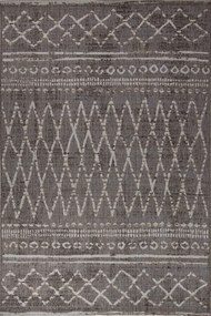 Χαλί Ψάθα Kaiko 40002 K Light Grey-Dark Grey Royal Carpet 67Χ140cm