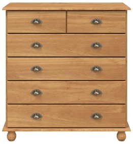 vidaXL Κομοδίνο 'ASKIM'91x40x95,5 εκ. Μασίφ Ξύλο Πεύκου